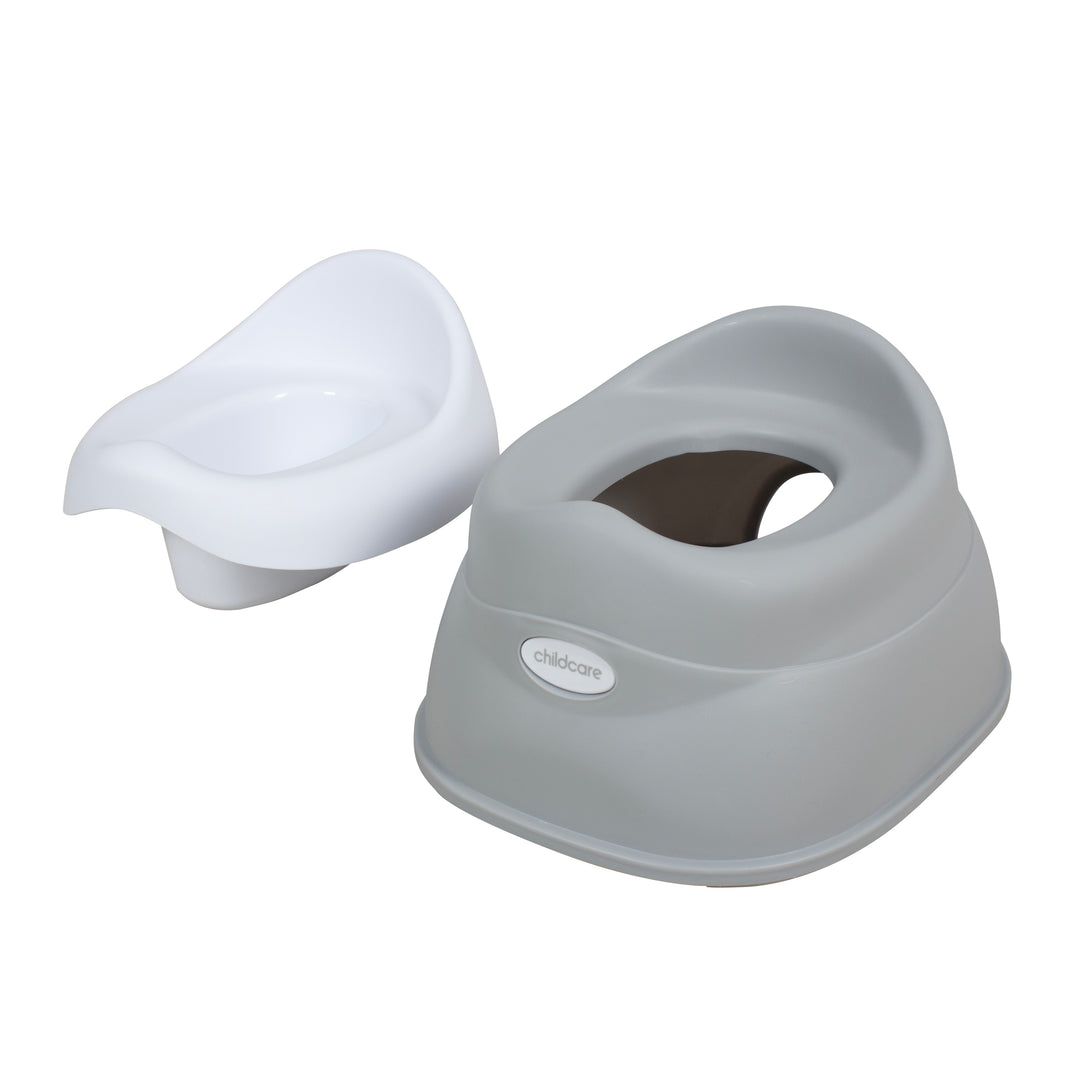 Childcare Potty with Insert - Cool Grey