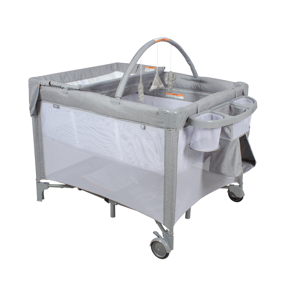 Tauri 5-in-1 Travel Cot - Grey