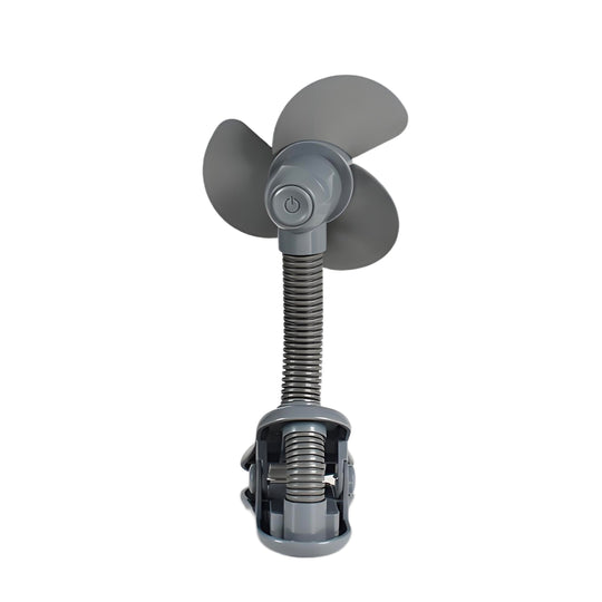 Childcare Stroller Fan - Grey