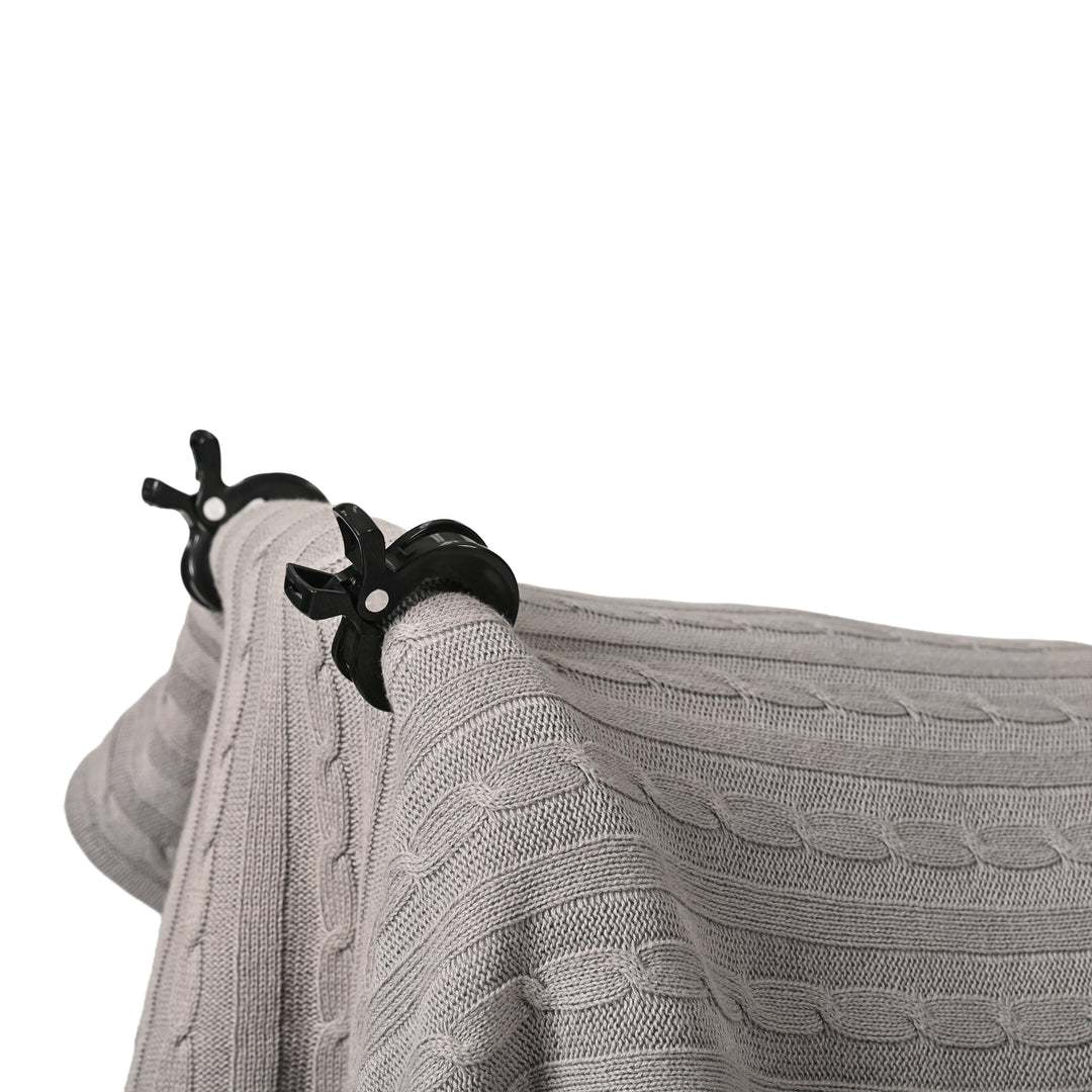 Childcare Stroller Clips - 4pk - Black