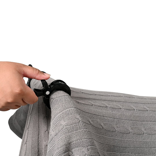 Childcare Stroller Clips - 4pk - Black