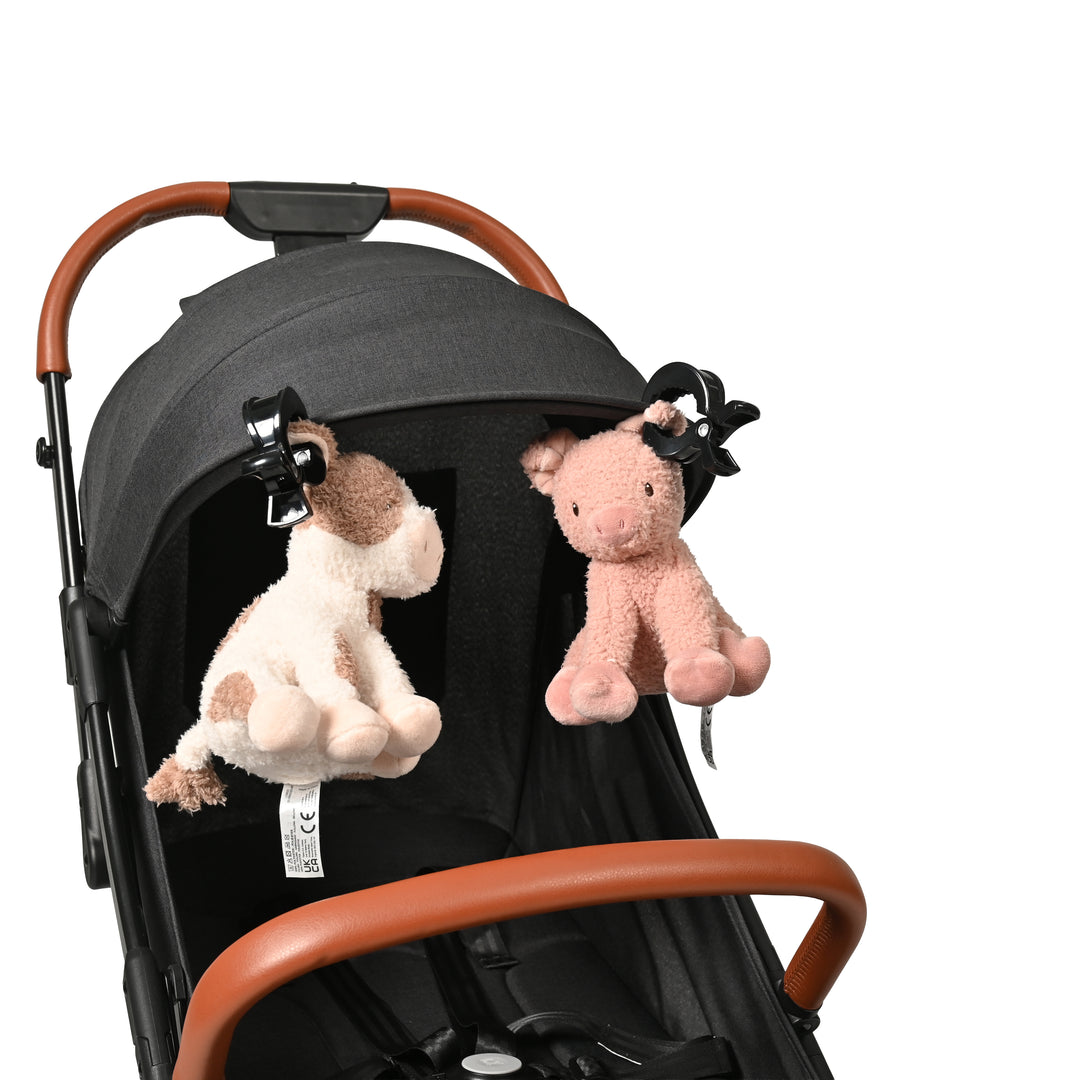 Childcare Stroller Clips - 4pk - Black