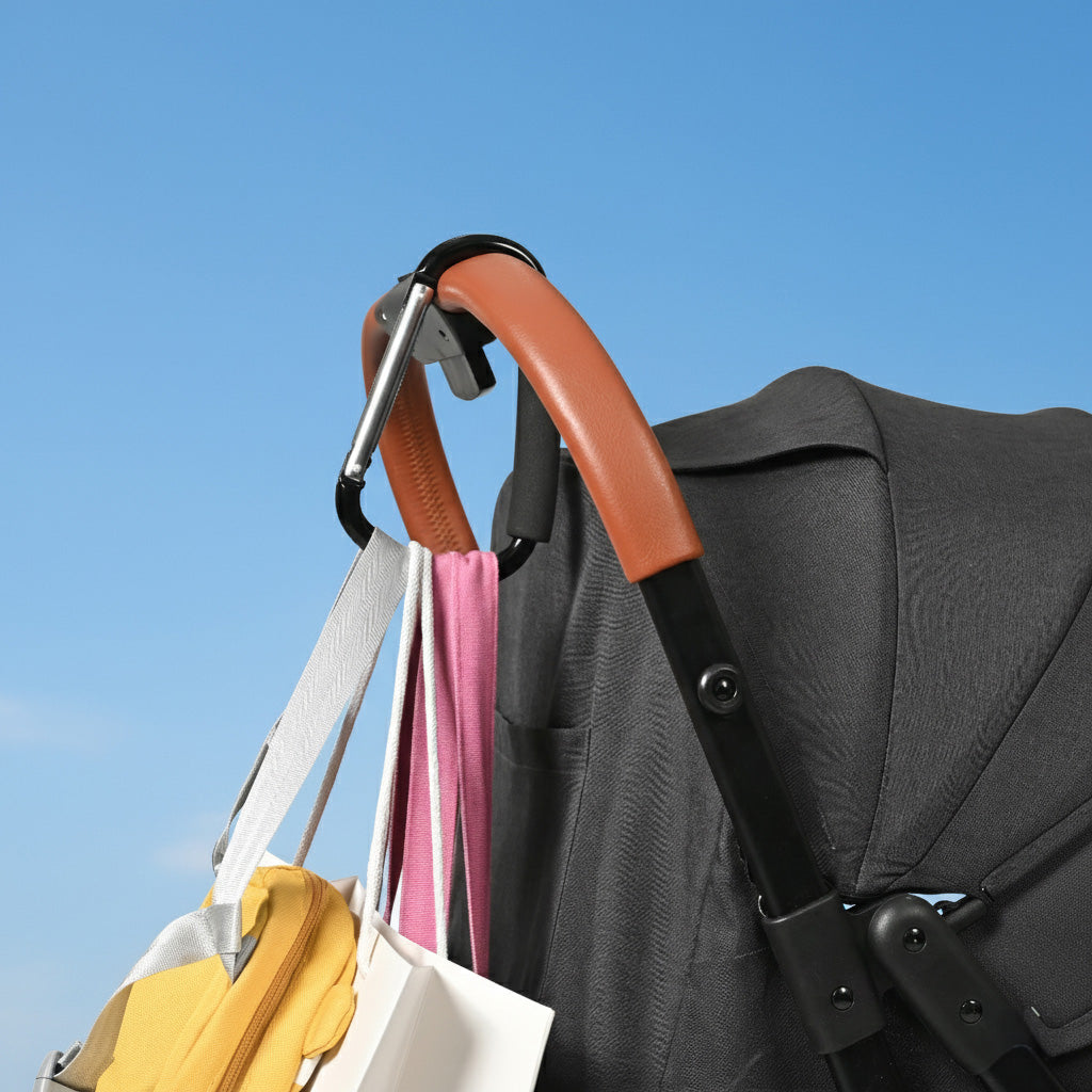 Childcare Stroller Hooks - 2pk - Black