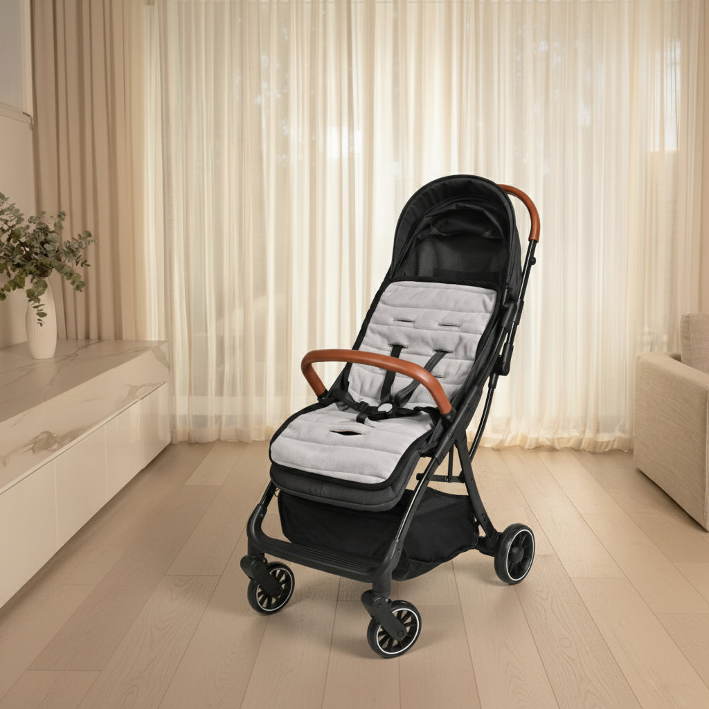 Childcare Stroller Liner - Black Grey