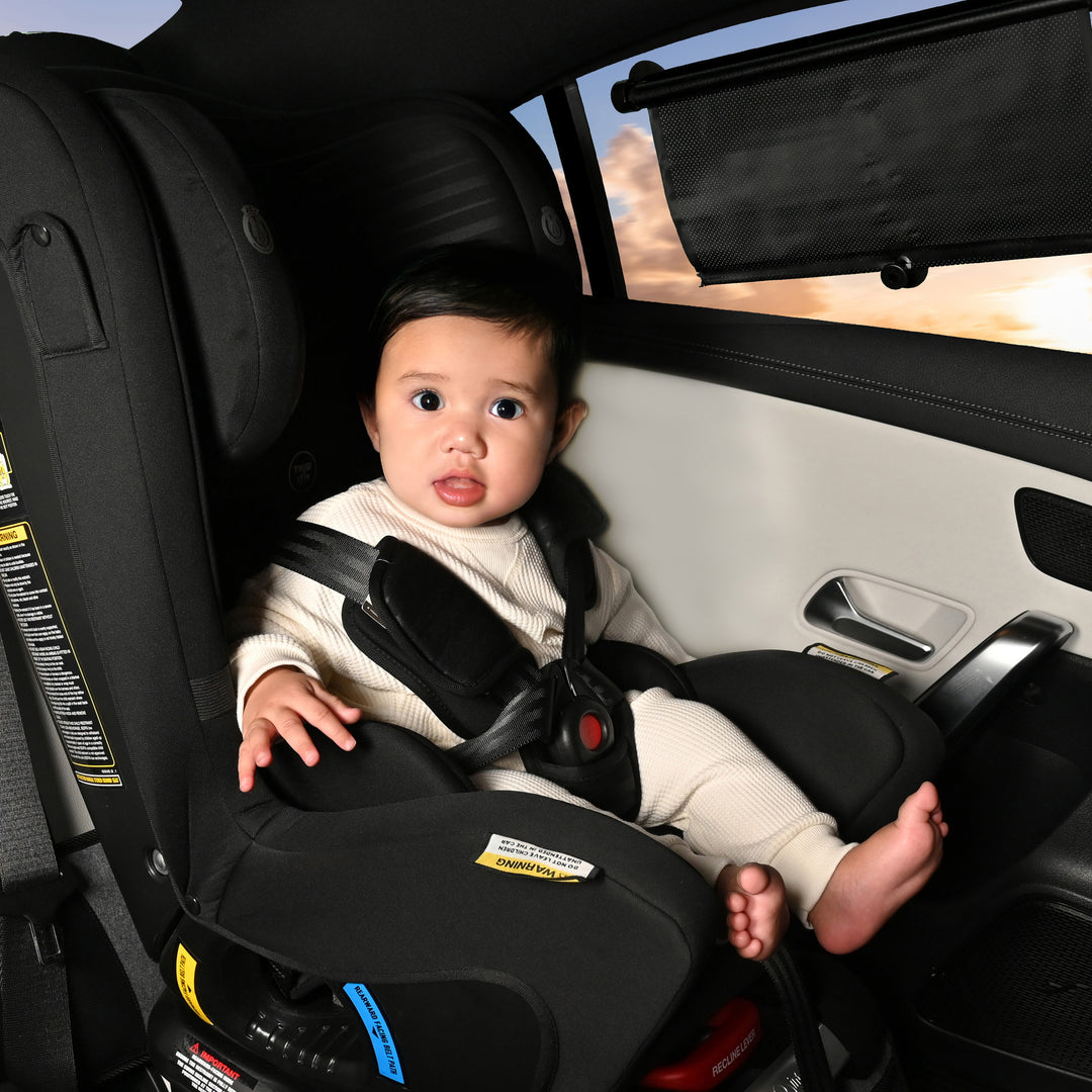 Childcare Car Pull Down UV Window Shade - Black