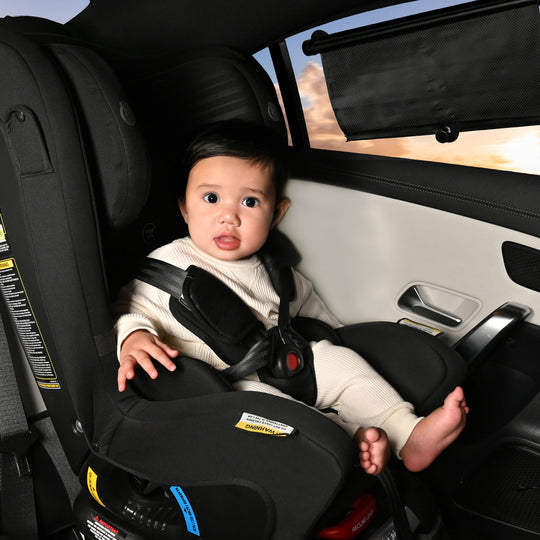 Childcare Car Pull Down UV Window Shade - Black