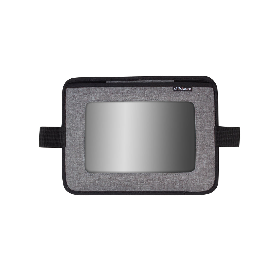 Childcare Mirror & Tablet Holder - Grey