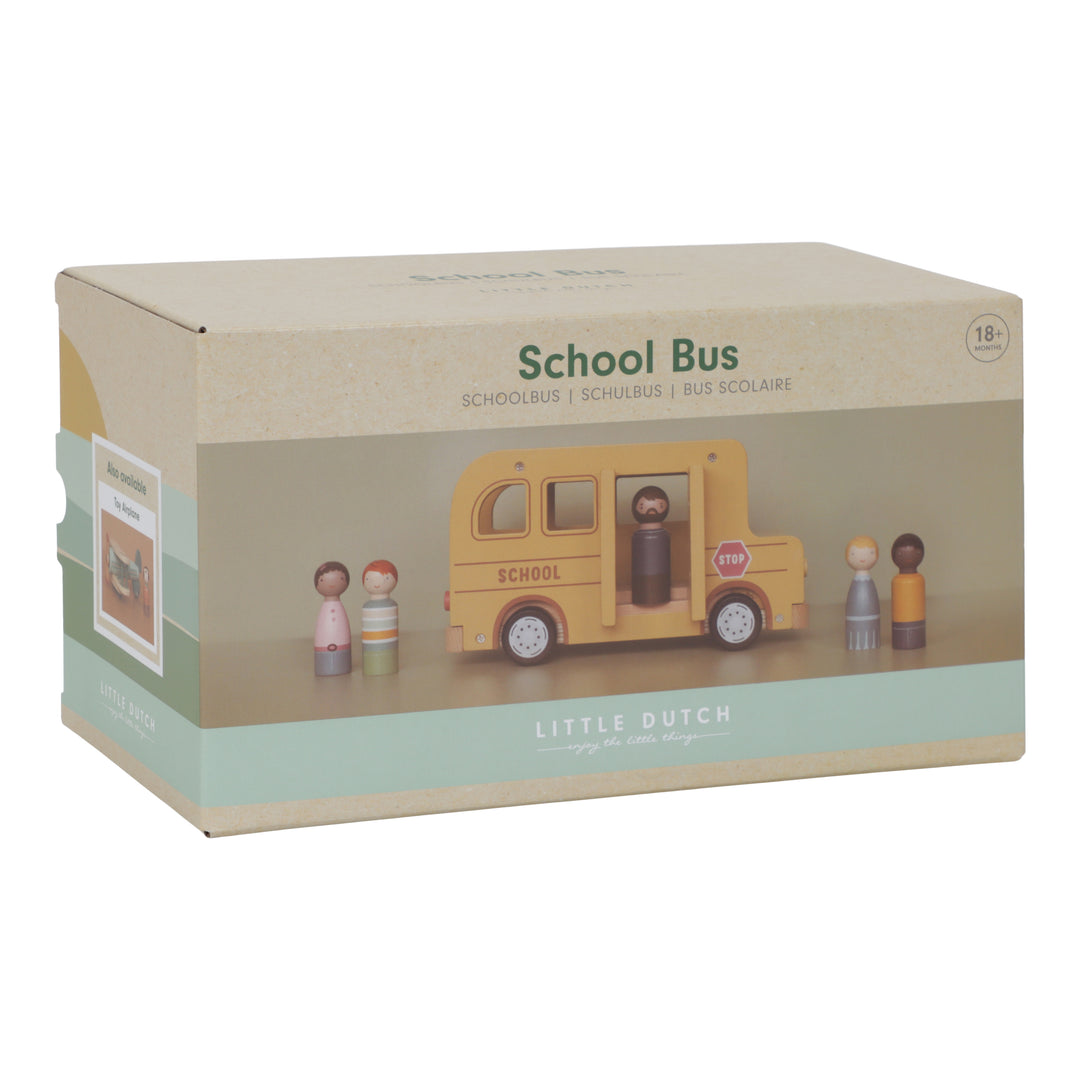 Little Dutch Wooden School Bus