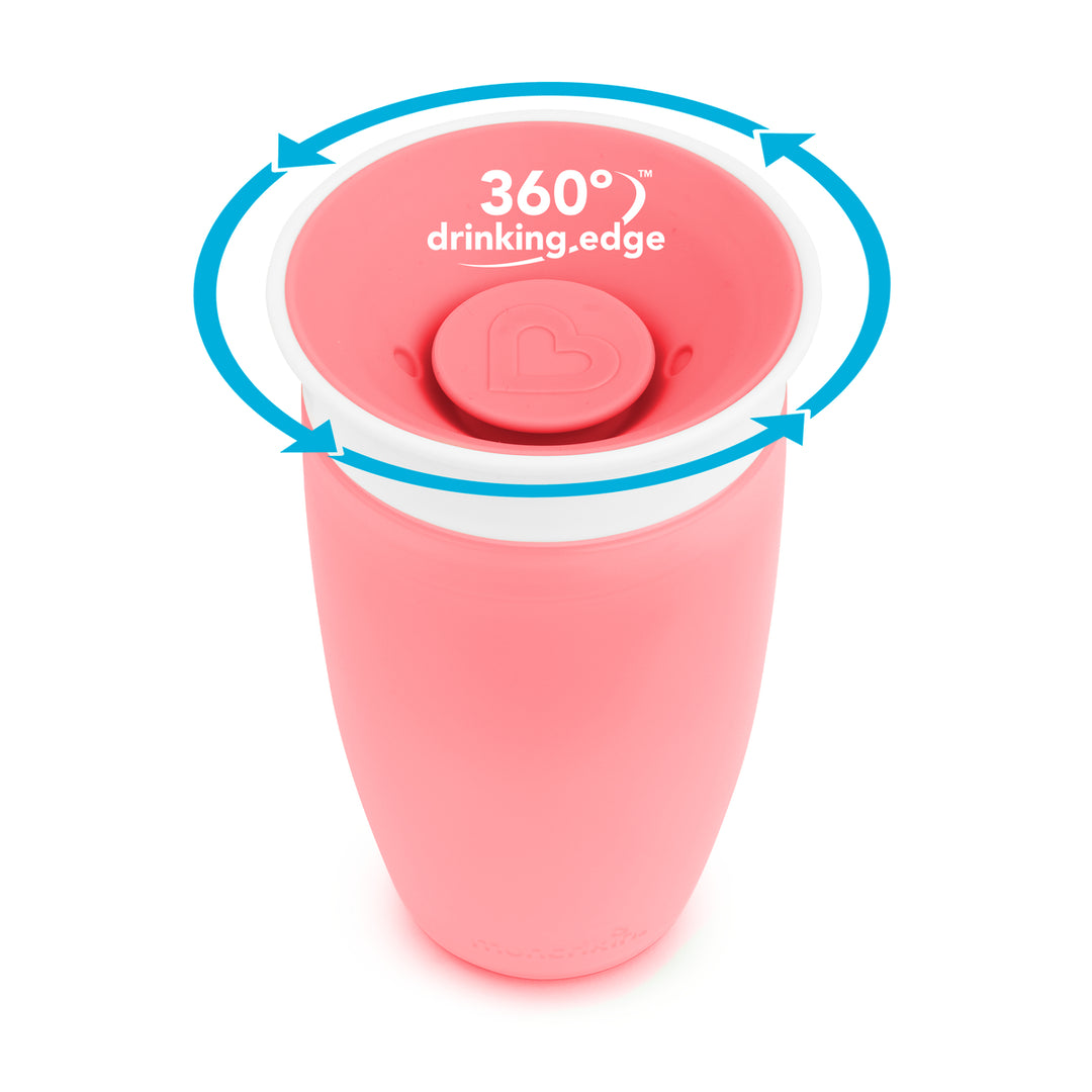 10oz Miracle® 360° Sippy Cup (Pink)