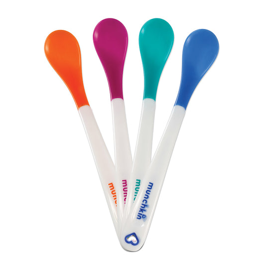 White Hot Infant Spoons - 4pk