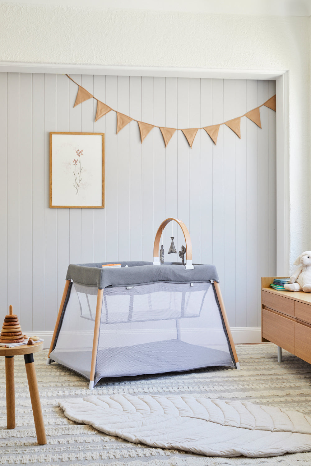 Zuri Timber Travel Cot