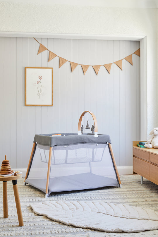 Zuri Timber Travel Cot