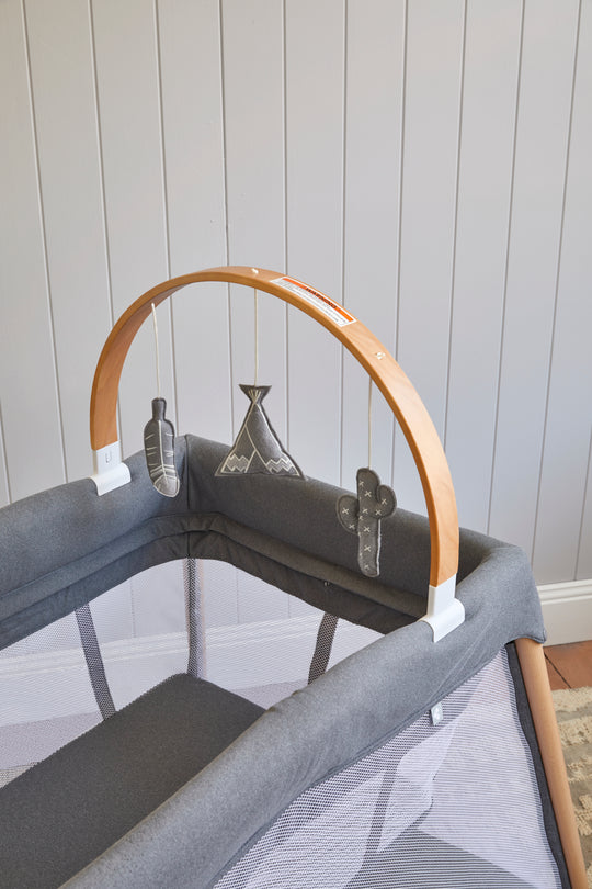 Zuri Timber Travel Cot