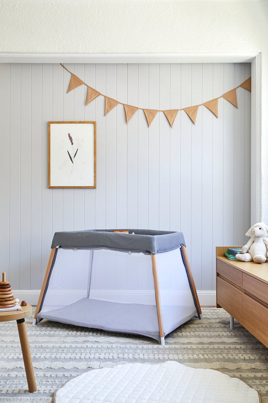 Zuri Timber Travel Cot