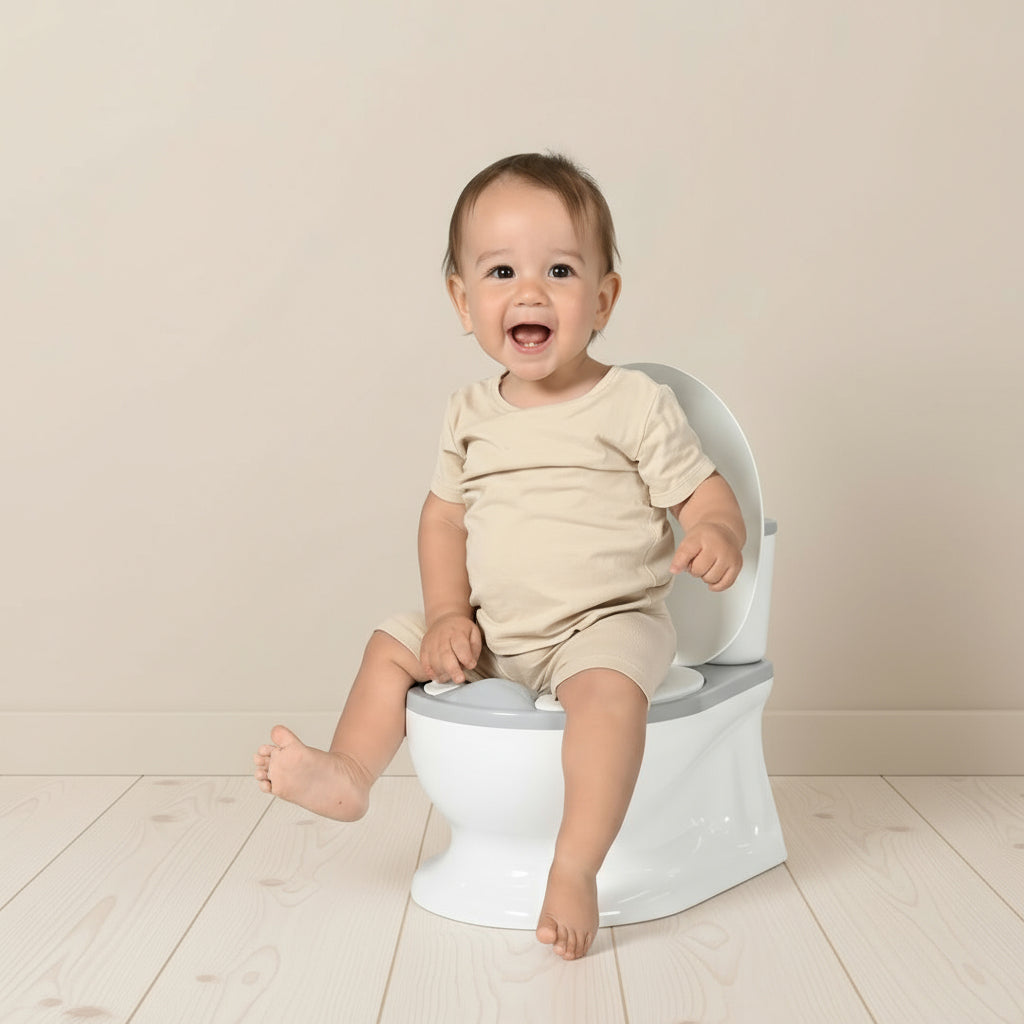 Childcare Mini Toilet Potty - Cool Grey