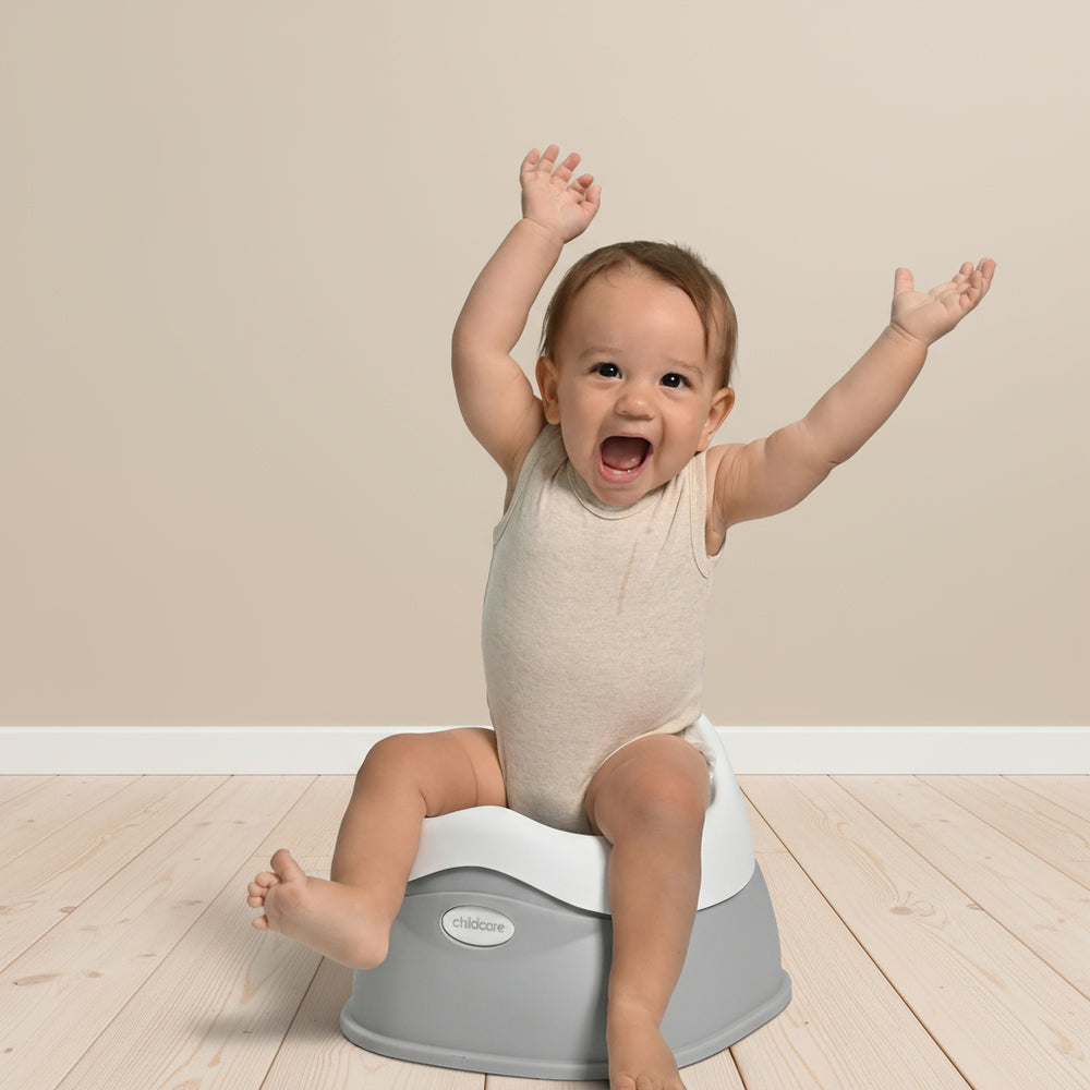 Childcare Potty with Insert - Cool Grey