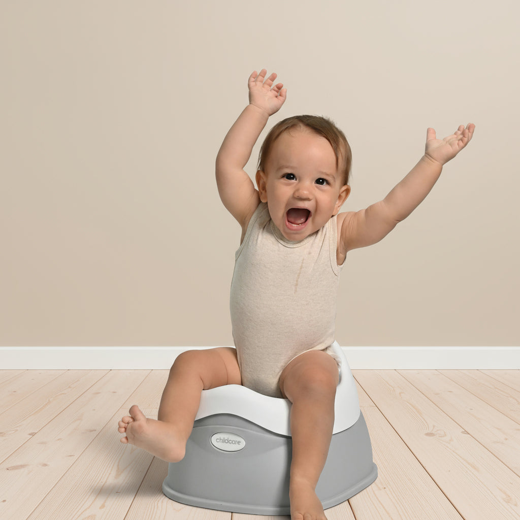 Childcare Potty with Insert - Cool Grey