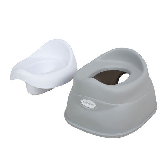 Childcare Potty with Insert - Cool Grey