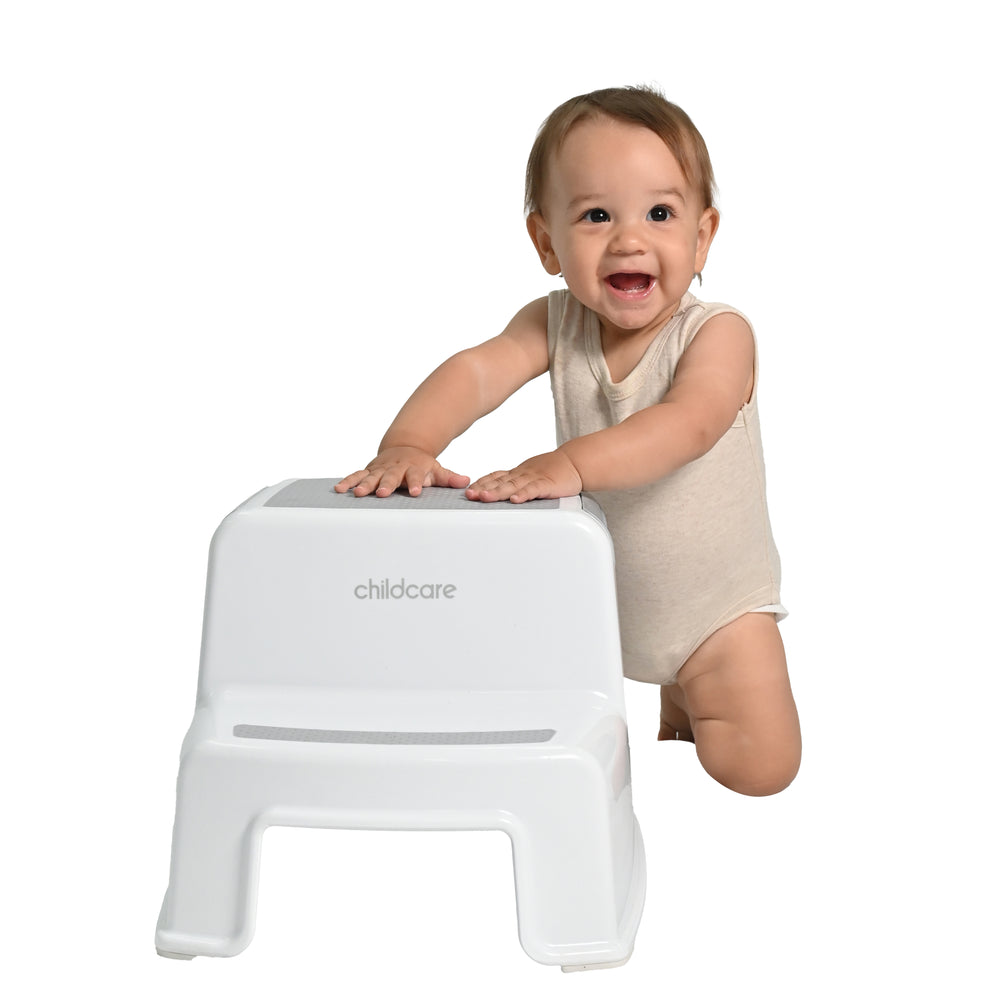 Childcare 2 Step Stool - Cool Grey