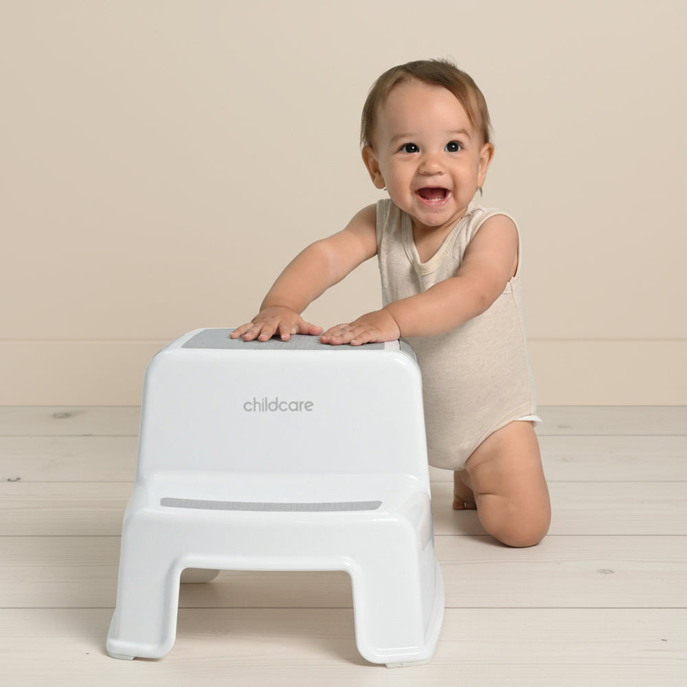Childcare 2 Step Stool - Cool Grey