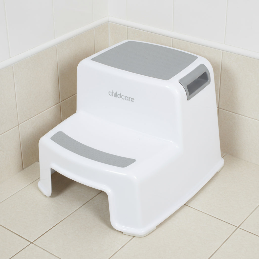 Childcare 2 Step Stool - Cool Grey