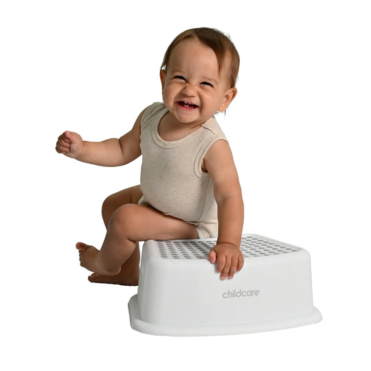 Childcare Step Stool - Cool Grey