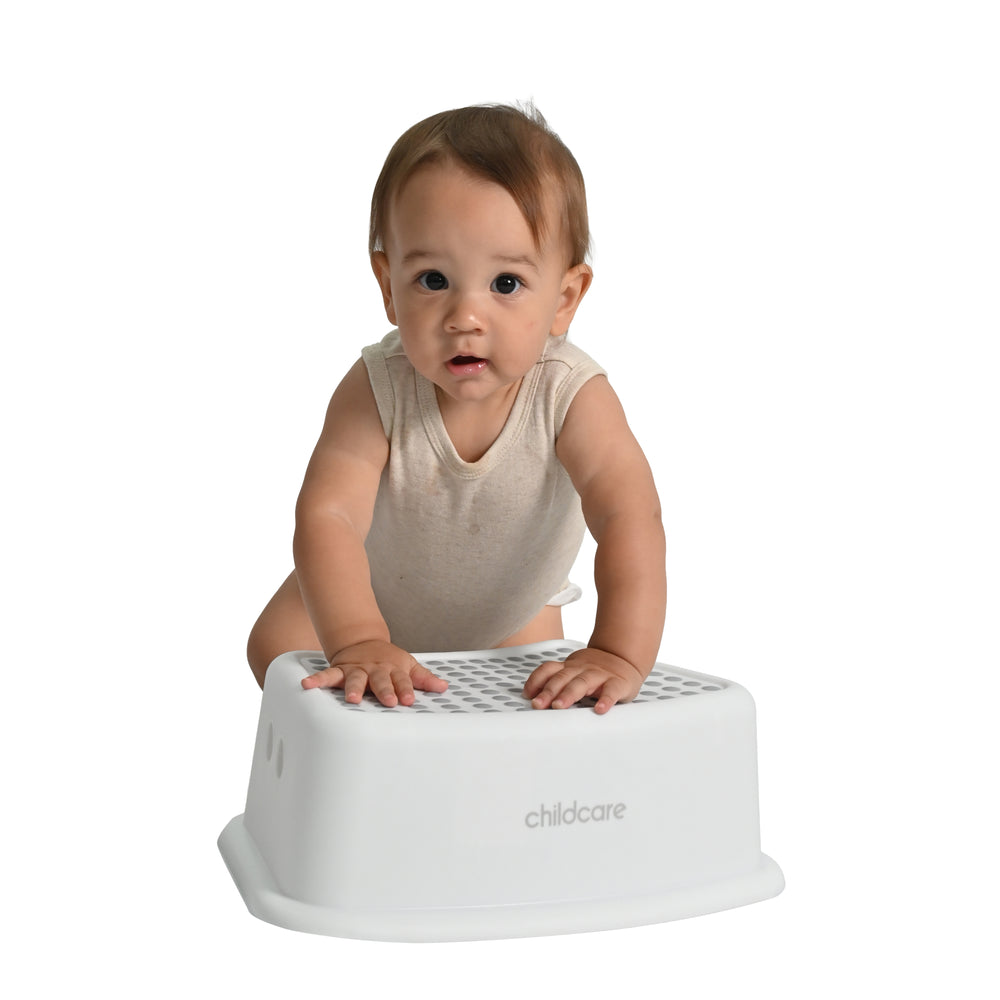 Childcare Step Stool - Cool Grey