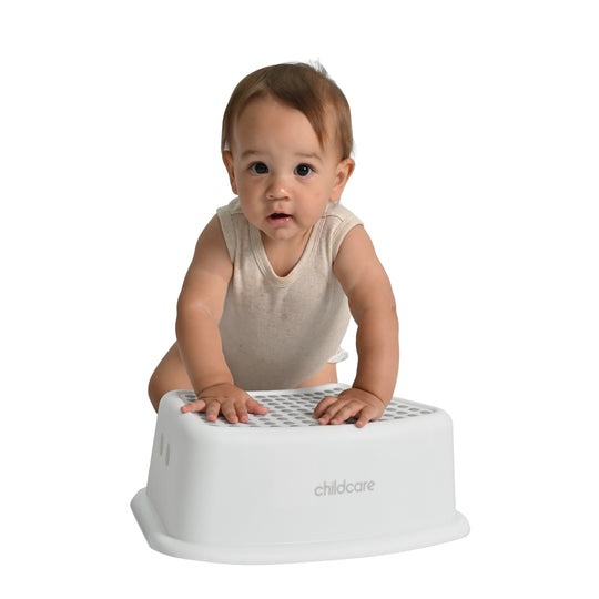 Childcare Step Stool - Cool Grey