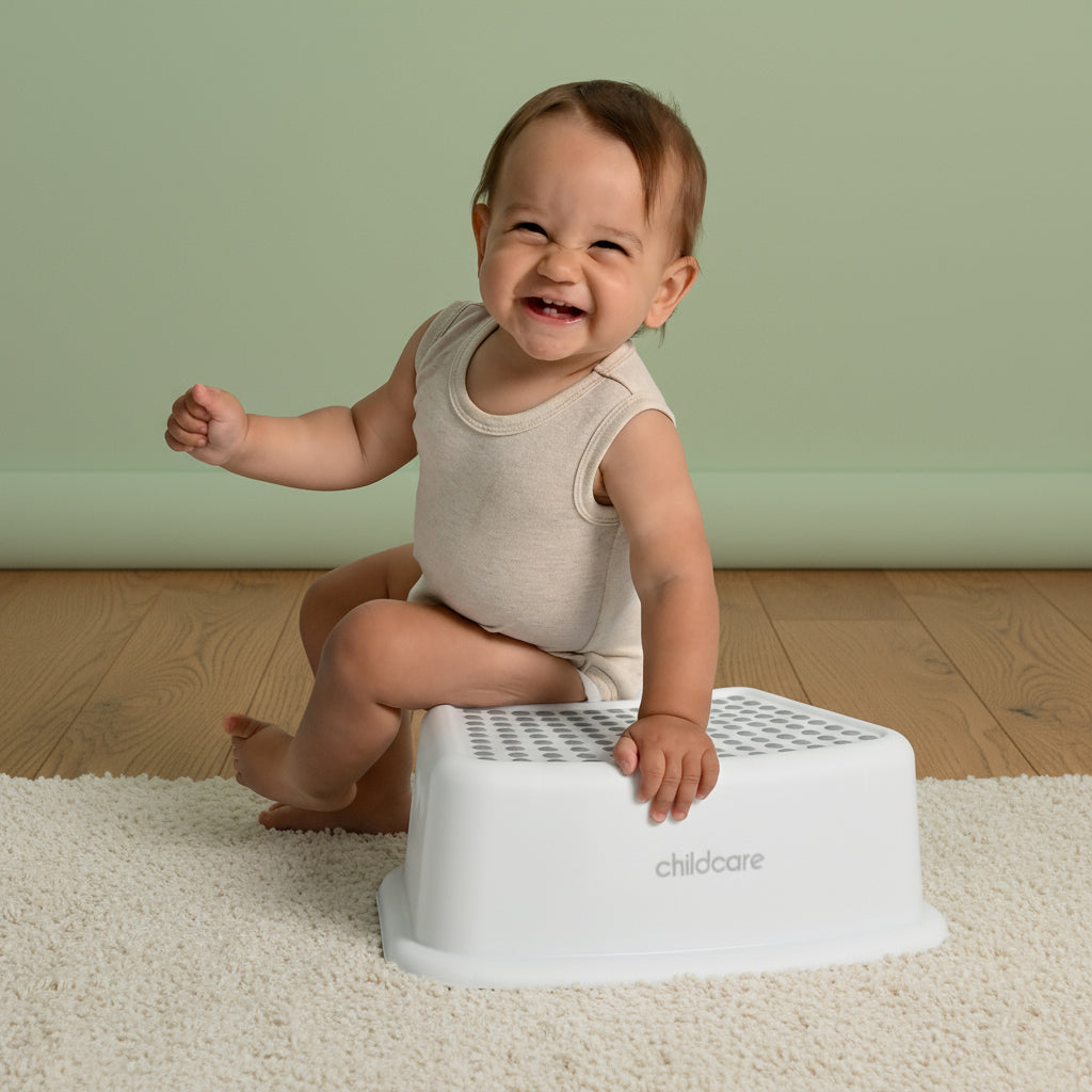Childcare Step Stool - Cool Grey