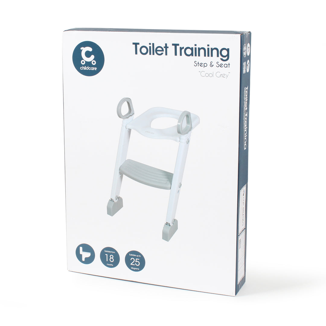 Childcare Toilet Training Step & Seat - Cool Grey