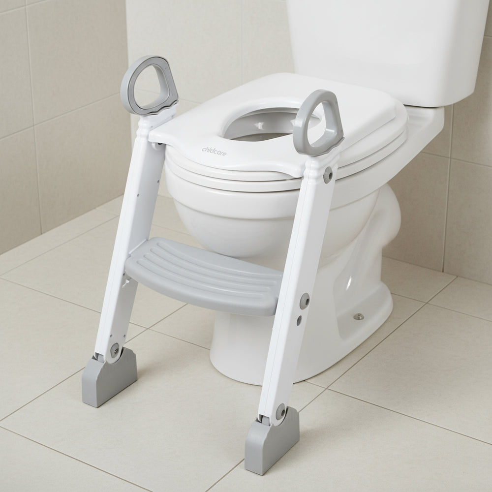 Childcare Toilet Training Step & Seat - Cool Grey