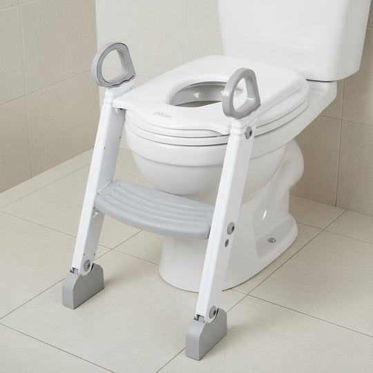 Childcare Toilet Training Step & Seat - Cool Grey