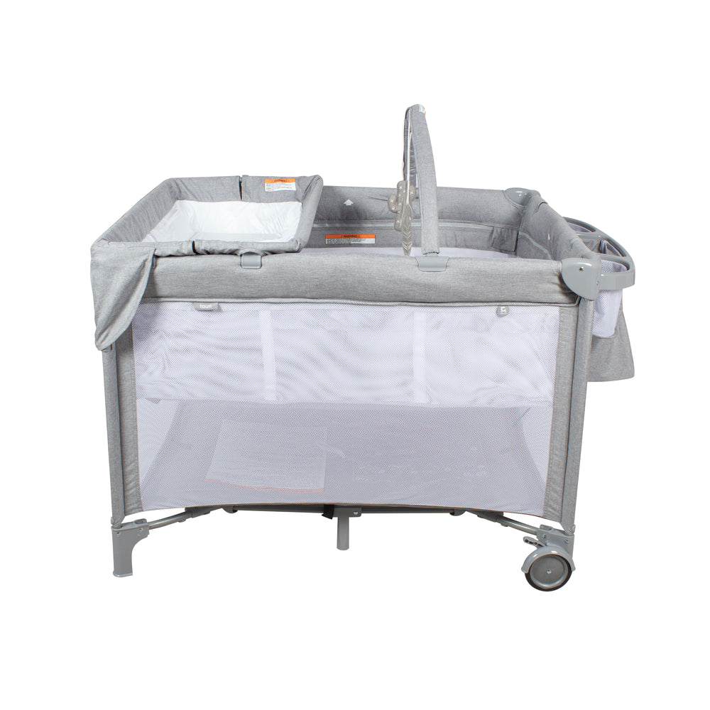 Tauri 5-in-1 Travel Cot - Grey