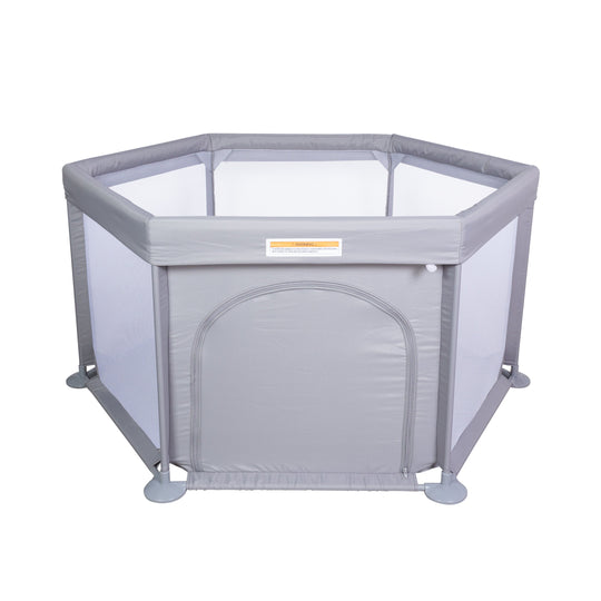 Childcare Deluxe Play Pen - Grey