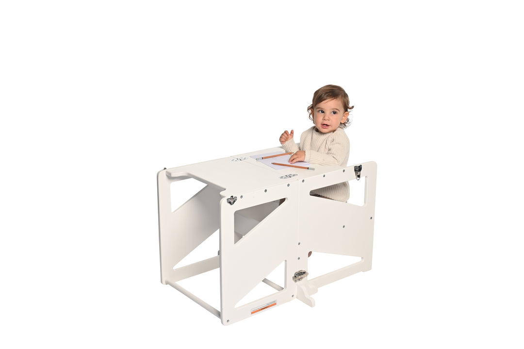 Childcare 2-in-1 Convertible Learning Tower - White