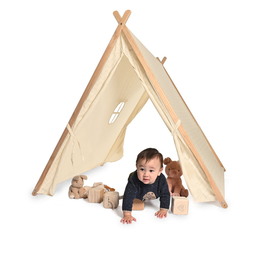 Childcare Kid's Play House - Natural Chevron