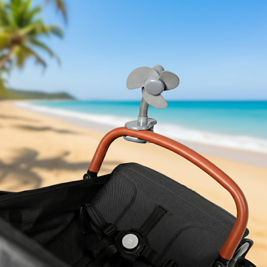 Childcare Stroller Fan - Grey
