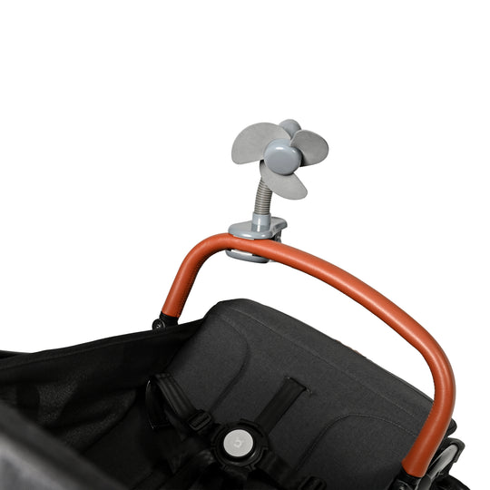 Childcare Stroller Fan - Grey