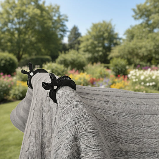 Childcare Stroller Clips - 4pk - Black