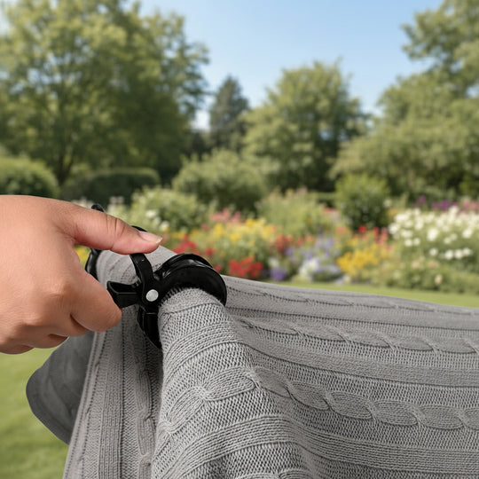 Childcare Stroller Clips - 4pk - Black