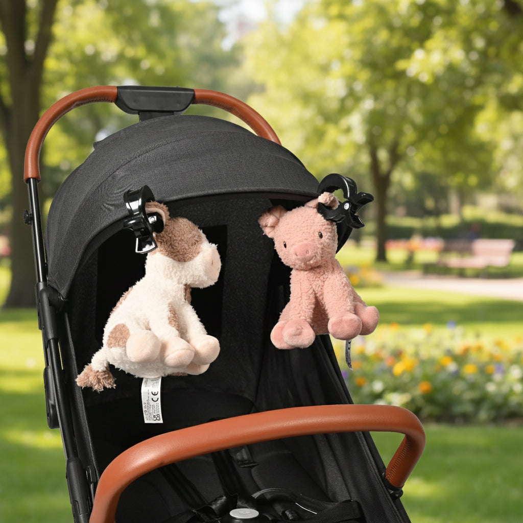 Childcare Stroller Clips - 4pk - Black