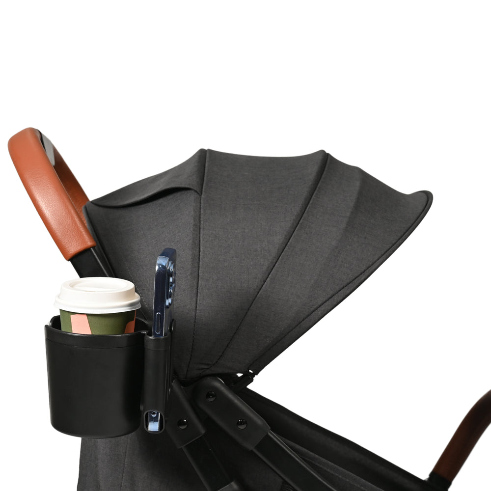 Childcare Stroller Cup & Mobile Holder - Black