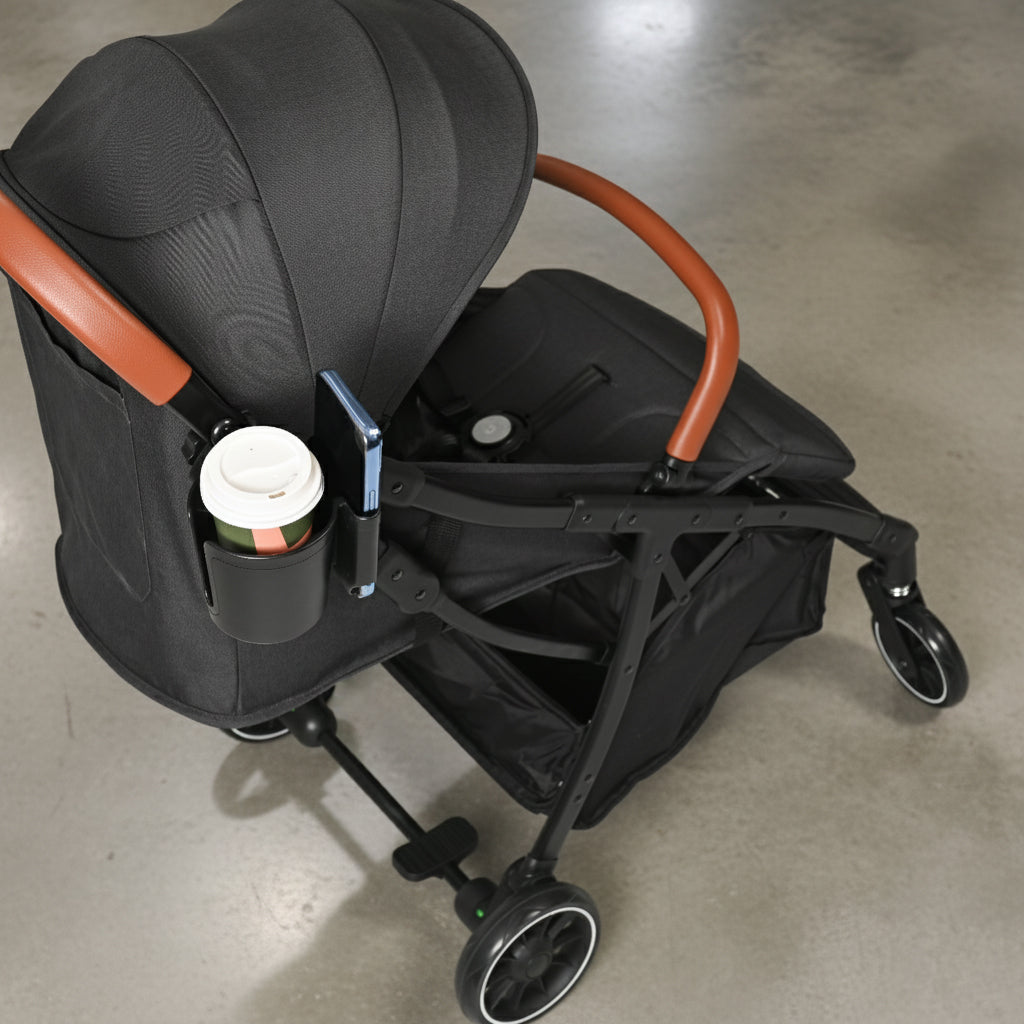 Childcare Stroller Cup & Mobile Holder - Black