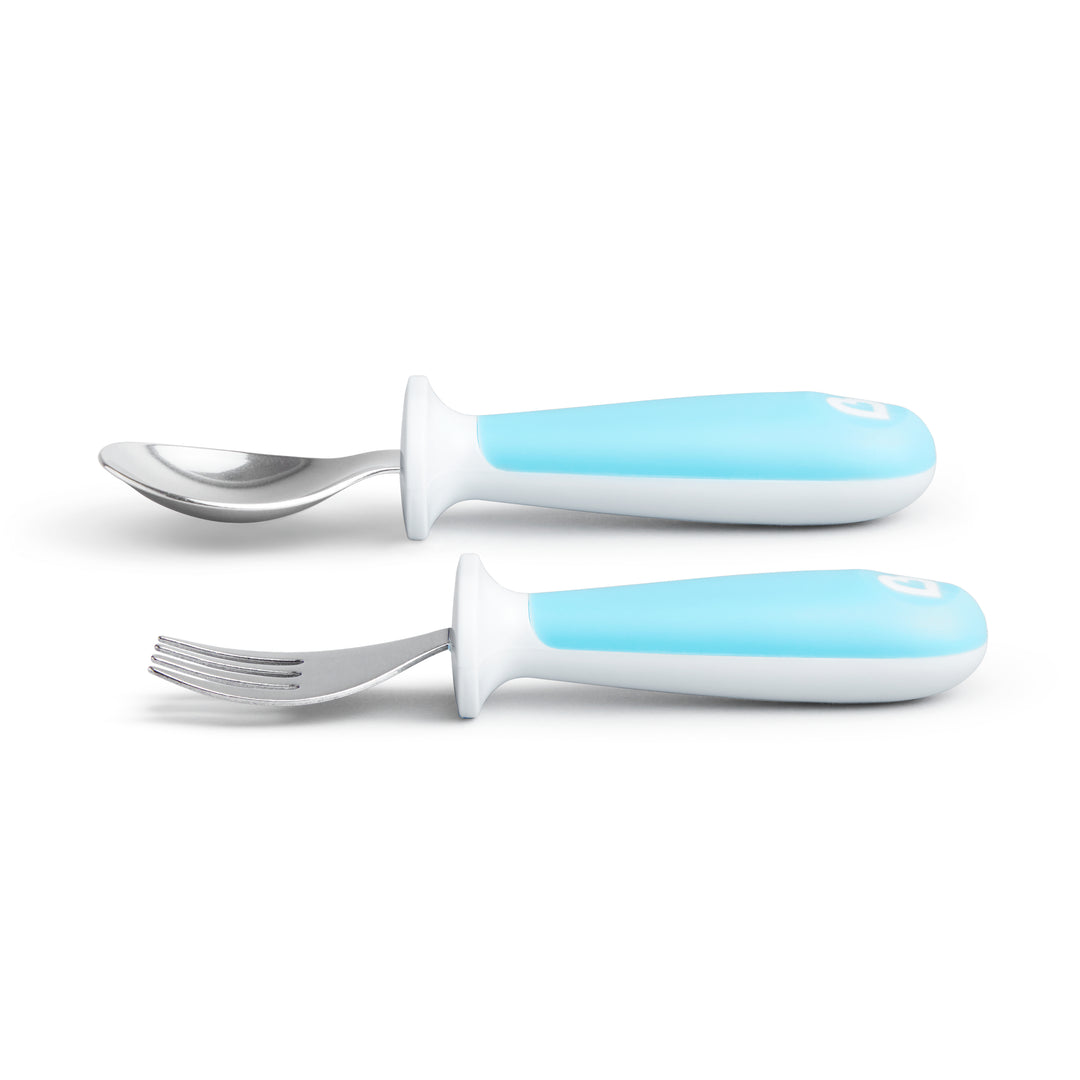 Raise™ Toddler Fork & Spoon Set (Blue)