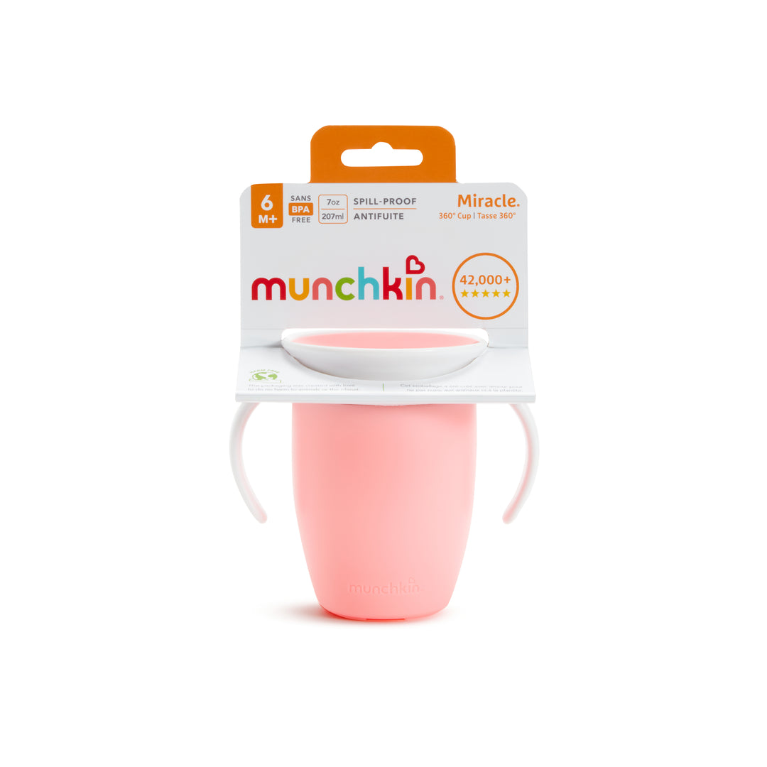 7oz Miracle® 360° Trainer Cup - 1pk (Pink)