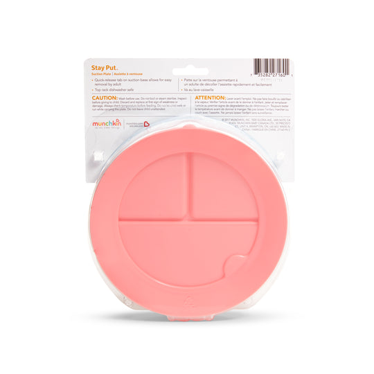 Stay Put™ Suction Plate - Assorted Colour Randomly Selected