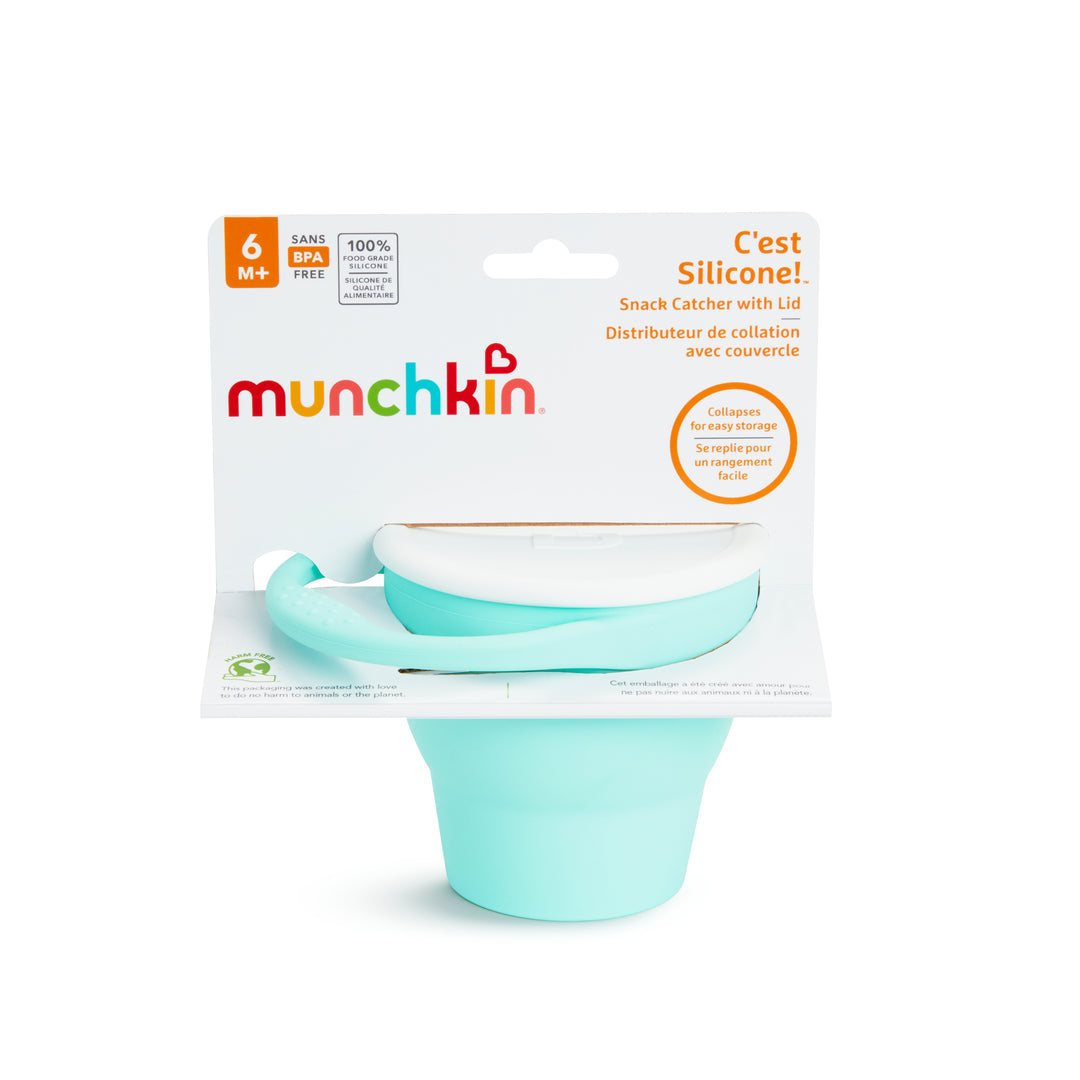 C’est Silicone Snack Catcher w/ Lid (Mint)