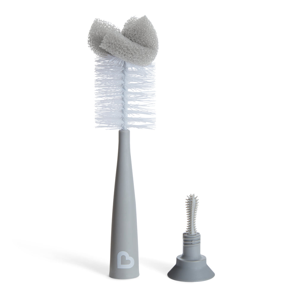 Munchkin Modern Sponge Bottle Brush - Grey