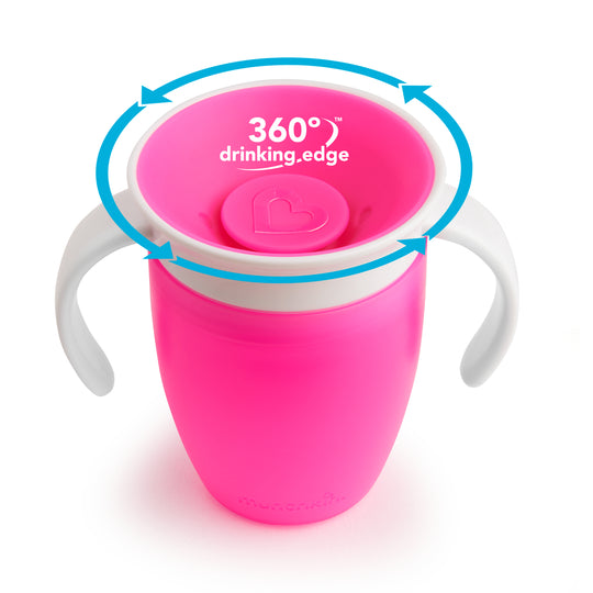 7oz Miracle® 360° Trainer Cup - 1pk (Pink)