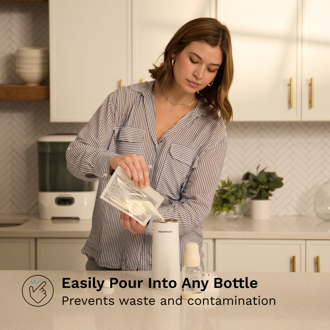 Reusable Breast Milk Bags With Funnel - 10pk